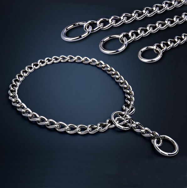 dog collars & leashes 3 size safe durable stainless steel p chain snake harness twisted necklace pet training choker leash
dog collars & leashes 3 size safe durable stainless steel p chain snake harness twisted necklace pet training choker leash