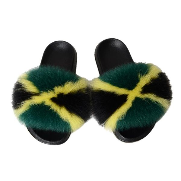 slippers fluffy faux fur slides women furry raccoon sandals fake flip flops home fuzzy woman casual plush shoes, Black
slippers fluffy faux fur slides women furry raccoon sandals fake flip flops home fuzzy woman casual plush shoes, Black