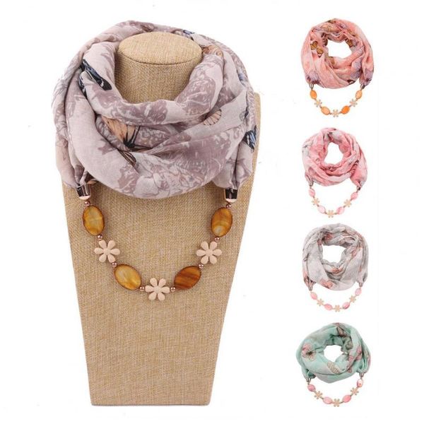 scarves women multi-style jewelry pendant necklace chain warm slub cotton printing scarf, Blue;gray
scarves women multi-style jewelry pendant necklace chain warm slub cotton printing scarf, Blue;gray