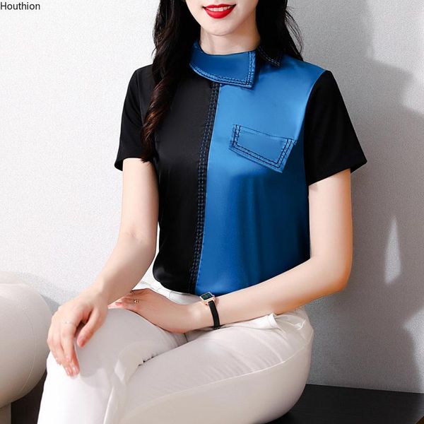 women's blouses & shirts silk cotton loose retro fashion blouse casual short sleeve blusas patchwork shirt summer houthion, White
women's blouses & shirts silk cotton loose retro fashion blouse casual short sleeve blusas patchwork shirt summer houthion, White