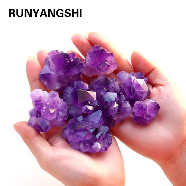 decorative objects & figurines 1pcs exquisite natural amethyst crystal cluster healing stone decoration ornament purple quartz ore miner
decorative objects & figurines 1pcs exquisite natural amethyst crystal cluster healing stone decoration ornament purple quartz ore miner