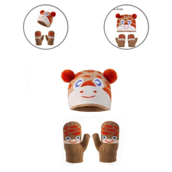 berets lovely 1 set stylish animal pattern knitting hat children beanie cap gloves jacquard for party, Blue;gray
berets lovely 1 set stylish animal pattern knitting hat children beanie cap gloves jacquard for party, Blue;gray