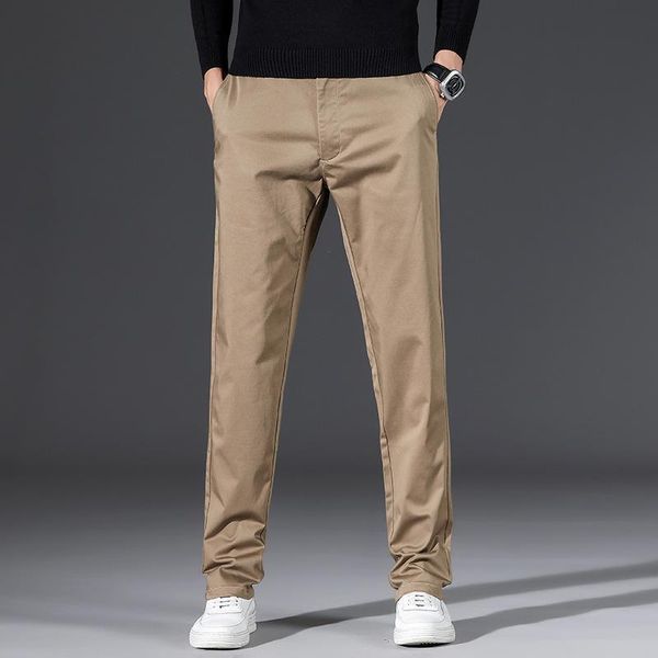 stretch business fashion solid color elasticity khaki trousers male brand green spring new men's cotton straight casual pants, Black
stretch business fashion solid color elasticity khaki trousers male brand green spring new men's cotton straight casual pants, Black