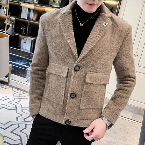 autumn and winter men's imitation coat shop owner woolen jacket coat coat/ men wool / mens coats1, Black
autumn and winter men's imitation coat shop owner woolen jacket coat coat/ men wool / mens coats1, Black