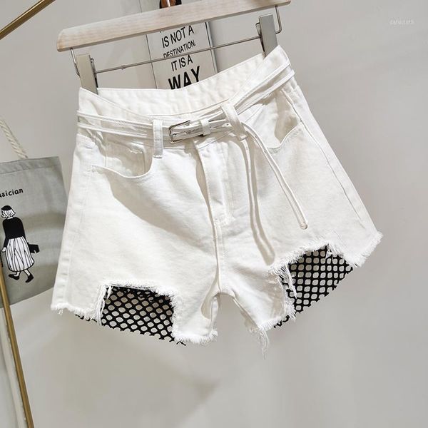 women's jeans 2021 women hole denim shorts female summer high waist loose pants, Blue
women's jeans 2021 women hole denim shorts female summer high waist loose pants, Blue