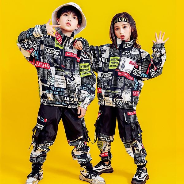 boys hip-hop clothes high collar printed sweatshirt newspaper shirt girls tactical camouflage pants dance clothes clothes, Black;red
boys hip-hop clothes high collar printed sweatshirt newspaper shirt girls tactical camouflage pants dance clothes clothes, Black;red