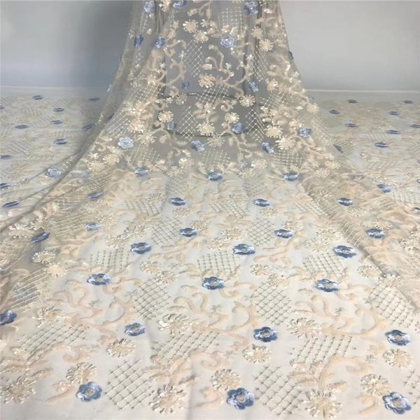 ribbon latest african nigerian embroidered tulle lace fabric 2021 french net with sequines xb82-978, Pink;blue
ribbon latest african nigerian embroidered tulle lace fabric 2021 french net with sequines xb82-978, Pink;blue