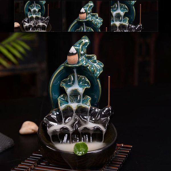 fragrance lamps home decoration ceramic backflow incense burner lotus shape waterfall eco-friendly handmake holder for desktop
fragrance lamps home decoration ceramic backflow incense burner lotus shape waterfall eco-friendly handmake holder for desktop