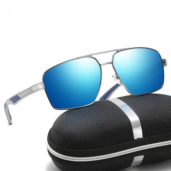 sunglasses wacksaria for men alloy metal spring frame squard polarized light mirror lens business glasses fashion ins eyewear, White;black
sunglasses wacksaria for men alloy metal spring frame squard polarized light mirror lens business glasses fashion ins eyewear, White;black
