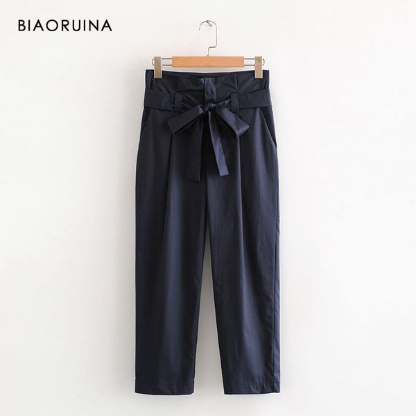 women's pants & capris biaoruina japan style 3 color solid loose pant ankle length female casual bow sashes high waist straight trouser, Black;white
women's pants & capris biaoruina japan style 3 color solid loose pant ankle length female casual bow sashes high waist straight trouser, Black;white