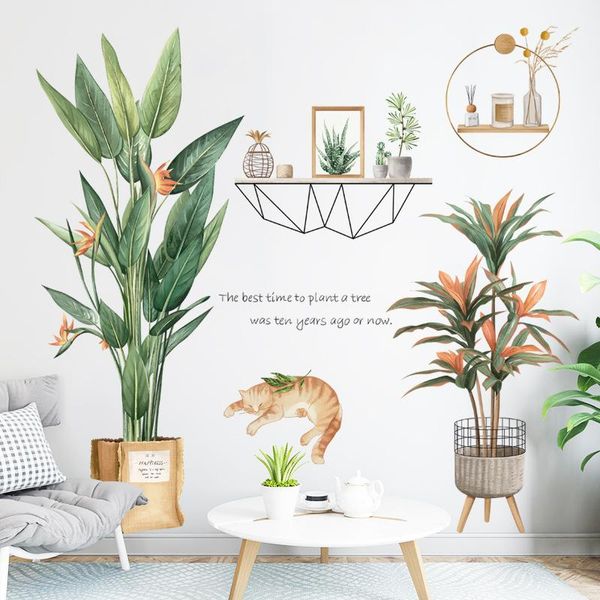 wall stickers nordic style green leaf potted plants living room kids rooms decor cute cat decals pvc home
wall stickers nordic style green leaf potted plants living room kids rooms decor cute cat decals pvc home