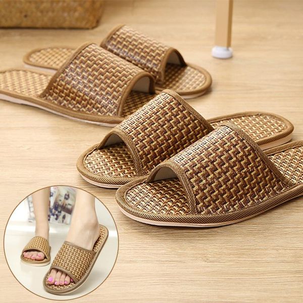 slippers woven rattan straw bamboo wicker home floor shoes for men and women couple summer sandals, Black
slippers woven rattan straw bamboo wicker home floor shoes for men and women couple summer sandals, Black