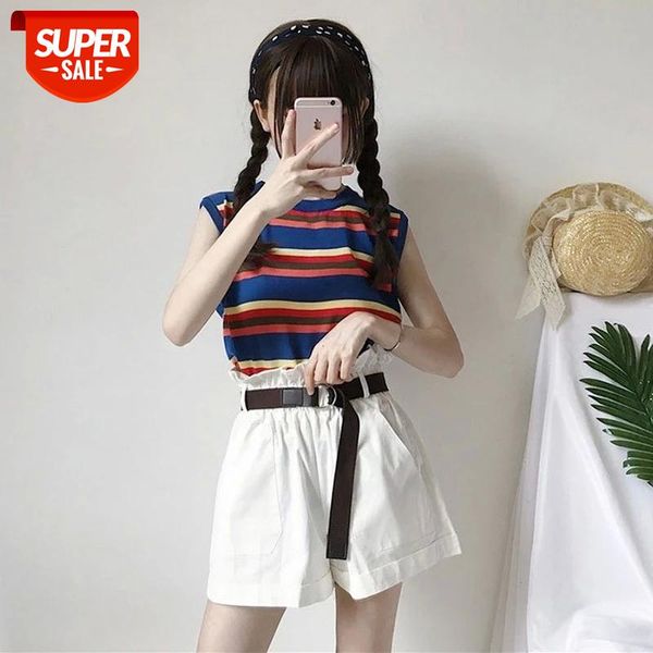 Sleeveless Vest and Wide Leg pants clothes sets women two-piece suit summer 2020 new preppy clothe loose two pieces set #Ka7d, White
Sleeveless Vest and Wide Leg pants clothes sets women two-piece suit summer 2020 new preppy clothe loose two pieces set #Ka7d, White