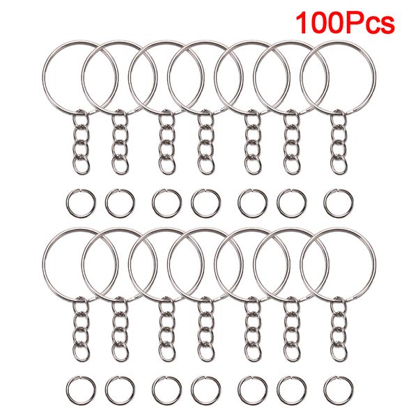100pcs keyring keychain split jump rings bulk ring diy jewelry key chain craft, Silver
100pcs keyring keychain split jump rings bulk ring diy jewelry key chain craft, Silver