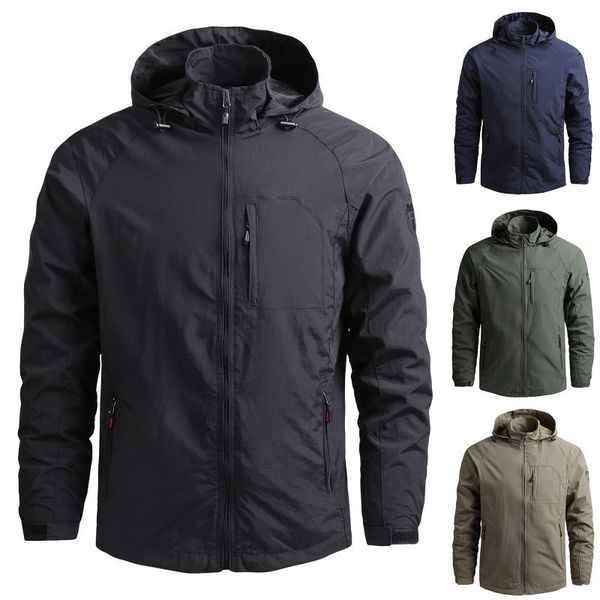 men's jackets men outdoor hiking waterproof hooded windbreaker coat 2021 autumn casual jacket tactics military, Black;brown
men's jackets men outdoor hiking waterproof hooded windbreaker coat 2021 autumn casual jacket tactics military, Black;brown
