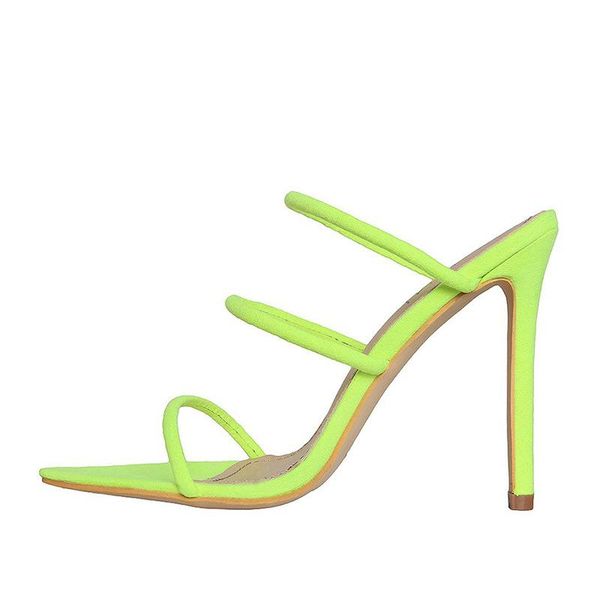 summer fluorescent pointed toe stiletto sandals plus size suede pointed toe fish mouth high heel women's shoes, Black
summer fluorescent pointed toe stiletto sandals plus size suede pointed toe fish mouth high heel women's shoes, Black