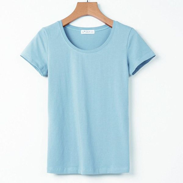 women's t-shirt classic summer simple high-quality -selling leisure breathable short-sleeved, White
women's t-shirt classic summer simple high-quality -selling leisure breathable short-sleeved, White