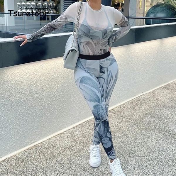 women's two piece pants tsuretobe print set women autumn mesh sheer t-shirt bodycon fashion nightclub clothes casual outfits, White
women's two piece pants tsuretobe print set women autumn mesh sheer t-shirt bodycon fashion nightclub clothes casual outfits, White