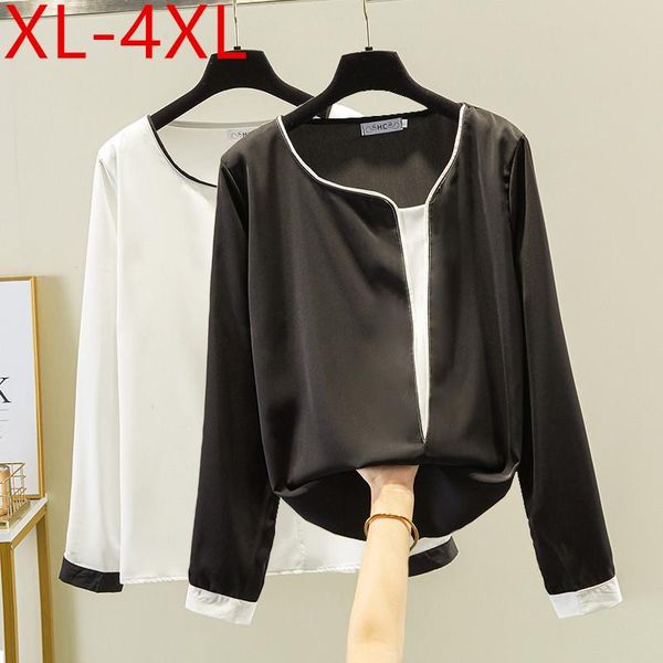 plus size t-shirt missfansiqi autumn women black patchwork white long sleeve chiffon shirts large loose casual blouse 2xl 3xl 4xl
plus size t-shirt missfansiqi autumn women black patchwork white long sleeve chiffon shirts large loose casual blouse 2xl 3xl 4xl