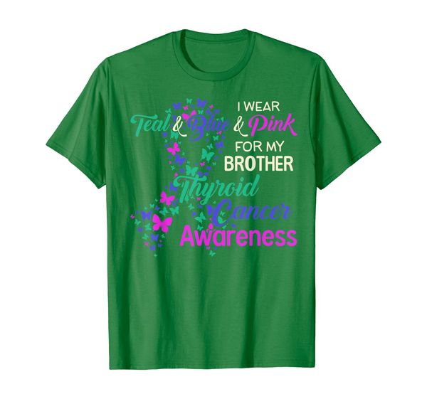 I wear Teal Blue Pink for my Brother Thyroid Cancer Clothing T-Shirt, Mainly pictures
I wear Teal Blue Pink for my Brother Thyroid Cancer Clothing T-Shirt, Mainly pictures