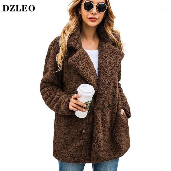 women's fur & faux dzleo teddy coat winter plus size warm thick jacket women casual lapel fleece fuzzy shearling outwear, Black
women's fur & faux dzleo teddy coat winter plus size warm thick jacket women casual lapel fleece fuzzy shearling outwear, Black