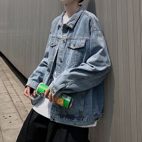 spring and autumn 2021 ins jeans men's korean trend handsome student loose wash jacket top, Black;brown
spring and autumn 2021 ins jeans men's korean trend handsome student loose wash jacket top, Black;brown