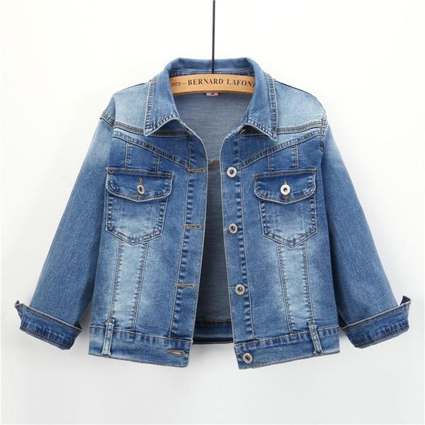 women's jackets small high waist thin denim jacket women slim short fashion four-sleeve top, Black;brown
women's jackets small high waist thin denim jacket women slim short fashion four-sleeve top, Black;brown