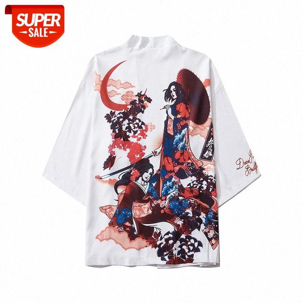 japanese retro ukiyo-e kimono shirt chinese style three-quarter sleeve robe couple loose jacket #fb3c, White;black
japanese retro ukiyo-e kimono shirt chinese style three-quarter sleeve robe couple loose jacket #fb3c, White;black