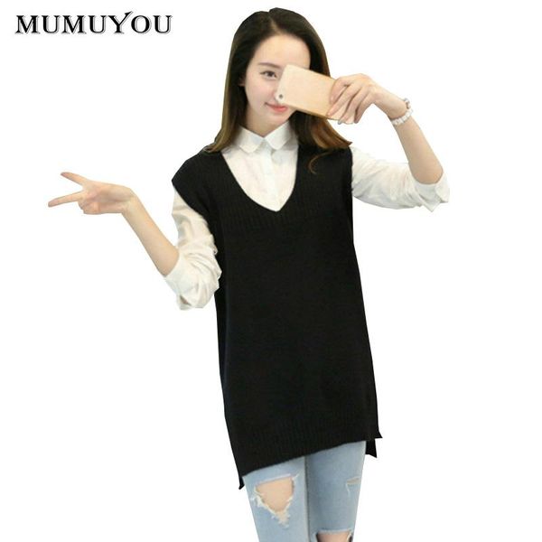 women's vests women casual loose knitted vest solid sleeveless jacket 4 colors split side v-neck pullover waistcoat autumn winter 801-5, Black;white
women's vests women casual loose knitted vest solid sleeveless jacket 4 colors split side v-neck pullover waistcoat autumn winter 801-5, Black;white