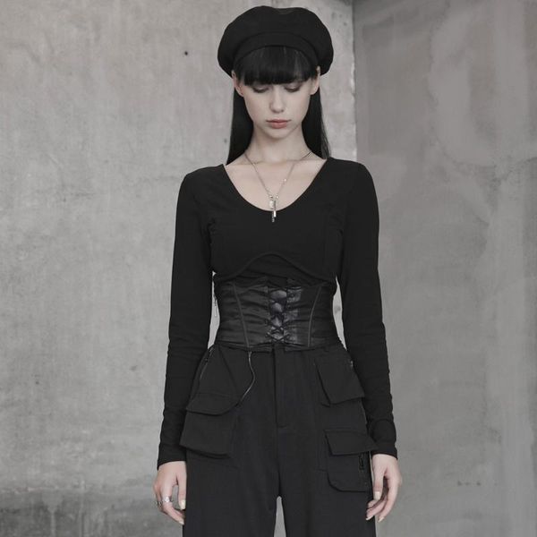 belts punkrave women's punk style darkness sharp angle waist seal fashion adjustable rope costume girdle, Black;brown
belts punkrave women's punk style darkness sharp angle waist seal fashion adjustable rope costume girdle, Black;brown