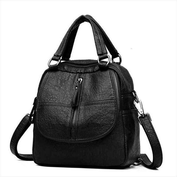 classic womens shoulder bags pu leather multipurpose backpacks simple style zipper travel backpack solid color female
classic womens shoulder bags pu leather multipurpose backpacks simple style zipper travel backpack solid color female
