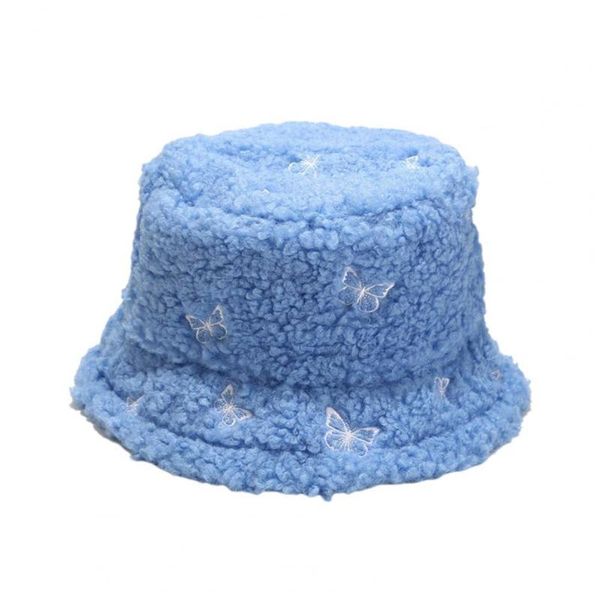 berets sun hat sweet flexible brim thick fisherman lady for shopping, Blue;gray 
berets sun hat sweet flexible brim thick fisherman lady for shopping, Blue;gray