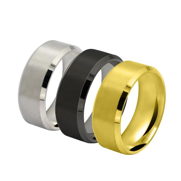 cluster rings design black/silvery/gold color 8mm classic ring male 316l stainless steel jewelry wedding for man #6-13, Golden;silver
cluster rings design black/silvery/gold color 8mm classic ring male 316l stainless steel jewelry wedding for man #6-13, Golden;silver