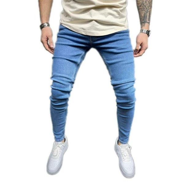 men's jeans mens slim denim long pants fashion man's stretch casual zipper solid colour full length bottoms pockets skinny trouser, Blue
men's jeans mens slim denim long pants fashion man's stretch casual zipper solid colour full length bottoms pockets skinny trouser, Blue