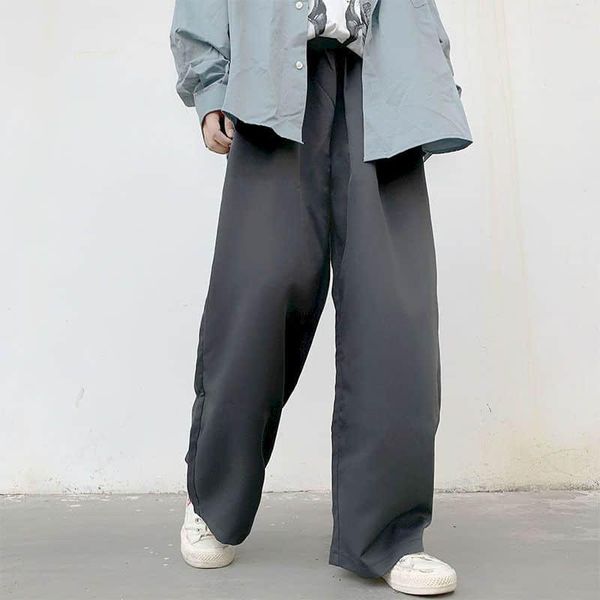 spring autumn vintage pants men's casual pleated loose pendulous trousers solid mid waist wide leg pants normcore straight pant, Black
spring autumn vintage pants men's casual pleated loose pendulous trousers solid mid waist wide leg pants normcore straight pant, Black