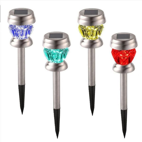 4pcs new stainless steel outdoor yard garden solar power led lamp romance diamonds shape light lawn decoration outdoor lights
4pcs new stainless steel outdoor yard garden solar power led lamp romance diamonds shape light lawn decoration outdoor lights