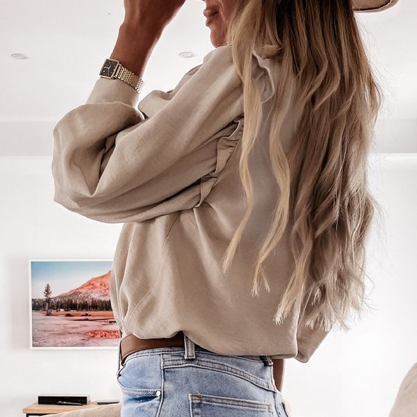2021 new office lady elegant v-neck button shirts blouse spring retro ruffle design long sleeve women fashion casual loose blusa 2xl d0, White
2021 new office lady elegant v-neck button shirts blouse spring retro ruffle design long sleeve women fashion casual loose blusa 2xl d0, White