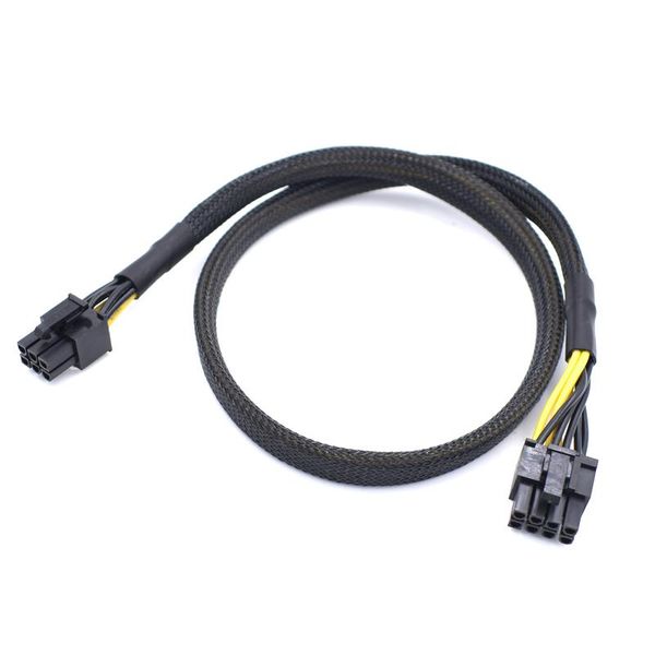 2pcs 6 pin to 8 pin (6+2) pci-e power cable with black sleeve for server psu breakout board graphic cards gpu mining
2pcs 6 pin to 8 pin (6+2) pci-e power cable with black sleeve for server psu breakout board graphic cards gpu mining