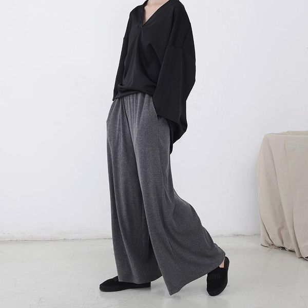 women's pants & capris korean high waist cotton wide leg casual loose elastic female 2021 longer trousers with drawstring wq1342, Black;white
women's pants & capris korean high waist cotton wide leg casual loose elastic female 2021 longer trousers with drawstring wq1342, Black;white