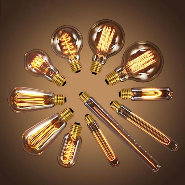 other lighting bulbs & tubes vintage edison bulb e27 220v/110v retro lamp 40w ampoule light incandescent
other lighting bulbs & tubes vintage edison bulb e27 220v/110v retro lamp 40w ampoule light incandescent