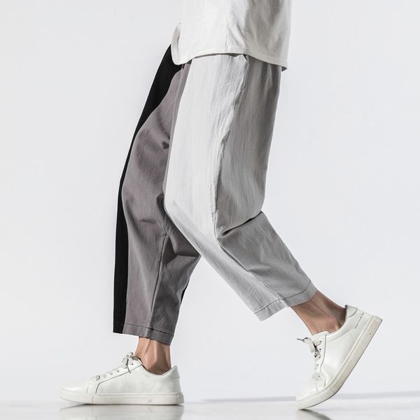 men pants mens wide crotch harem pants loose large cropped trousers wide-legged bloomers baggy 2021 ankle length men sweatpant, Gray
men pants mens wide crotch harem pants loose large cropped trousers wide-legged bloomers baggy 2021 ankle length men sweatpant, Gray