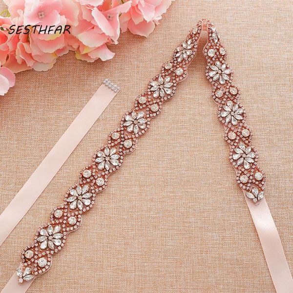 wedding sashes sesthfar handmade pearls belt rose gold rhinestones crystal bridal for dresses, White
wedding sashes sesthfar handmade pearls belt rose gold rhinestones crystal bridal for dresses, White