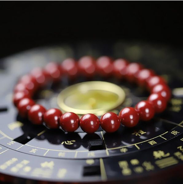 beaded, strands 2021 cinnabar bracelet handmade of natural raw stone for men and women, Black
beaded, strands 2021 cinnabar bracelet handmade of natural raw stone for men and women, Black