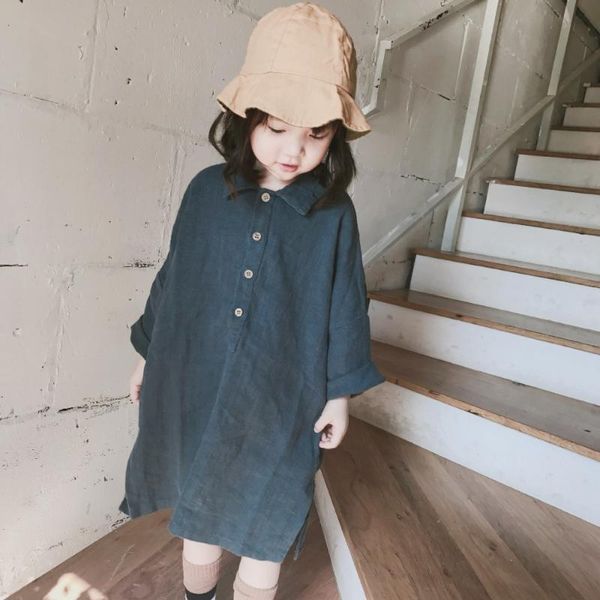 girl's dresses girl costume casual solid color infant dress loose button long shirts 2-6 years baby girls clothing toddler kids clothe, Red;yellow
girl's dresses girl costume casual solid color infant dress loose button long shirts 2-6 years baby girls clothing toddler kids clothe, Red;yellow