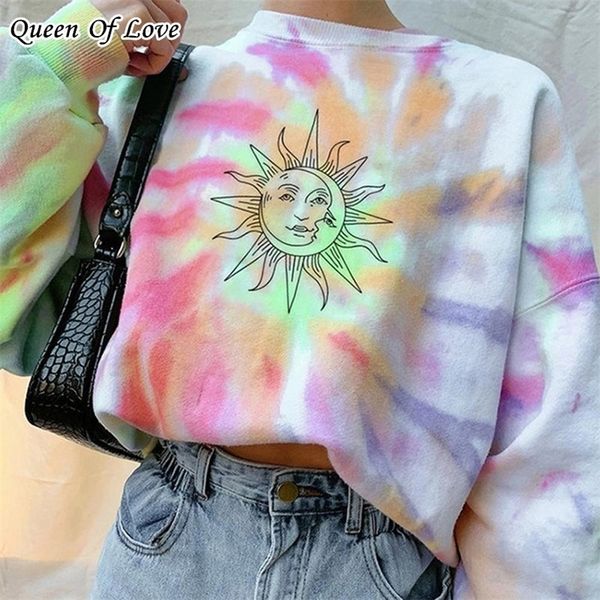tie dye letter printed shirt womens long sleeve autumn casual loose oversized sweatshirt woman plus size clothes 3xl 201102, Black
tie dye letter printed shirt womens long sleeve autumn casual loose oversized sweatshirt woman plus size clothes 3xl 201102, Black