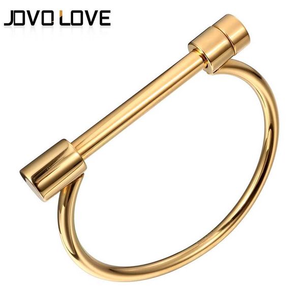 3 colors classic shackle screw gold bracelets & bangles for women fashion silver color big steel bangles women birthday gift q0722, Black
3 colors classic shackle screw gold bracelets & bangles for women fashion silver color big steel bangles women birthday gift q0722, Black