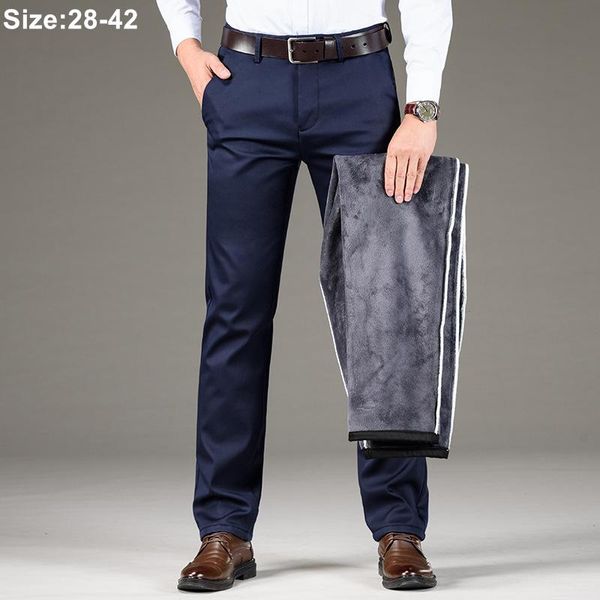 men's pants winter trousers men thicken stretched slim fit business plus size black fleece big 38 40 42 warm boy velvet male clothing
men's pants winter trousers men thicken stretched slim fit business plus size black fleece big 38 40 42 warm boy velvet male clothing