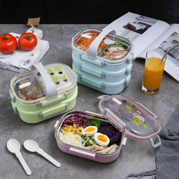 dinnerware sets multi-layer lunch box high capacity leakproof portable container stainless steel travel hiking office school kids bento
dinnerware sets multi-layer lunch box high capacity leakproof portable container stainless steel travel hiking office school kids bento