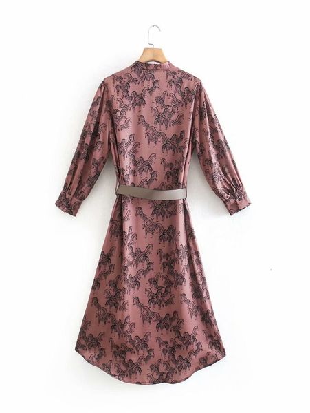 2021 new spring autumn print skirt belt fashion silk satin v-neck a-line long sleeve casual loose womens clothing itpy, White
2021 new spring autumn print skirt belt fashion silk satin v-neck a-line long sleeve casual loose womens clothing itpy, White