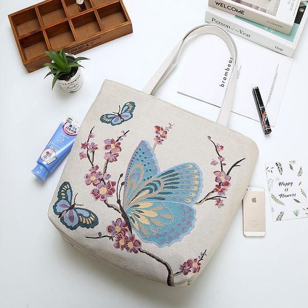 evening bags canvas amorous feelings handbags coarse rope coarse-grain double-sided embroidered butterfly pattern all-match shoulder ba
evening bags canvas amorous feelings handbags coarse rope coarse-grain double-sided embroidered butterfly pattern all-match shoulder ba
